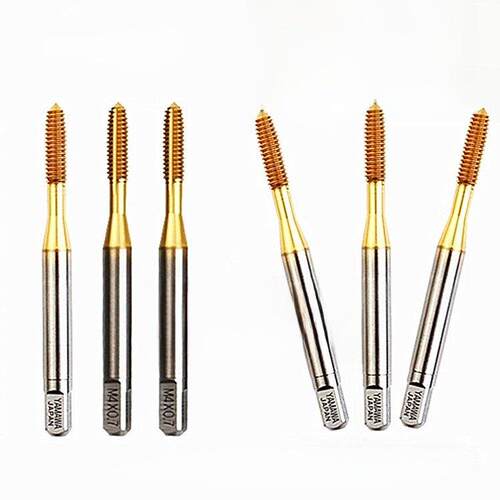进口Yamawa机细螺纹镀钛挤出丝锥M8-14M16M18M20X1X1.5X2*2.5丝锥