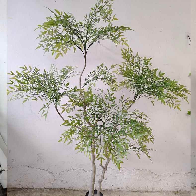 仿真植竹饰物南花天落地盆栽室内大型仿生绿植摆件LMD客厅轻奢装