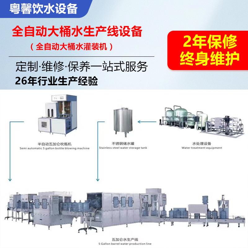 全自动5加仑矿泉水液体等压灌装机纯净水罐装包装机械生产线设备