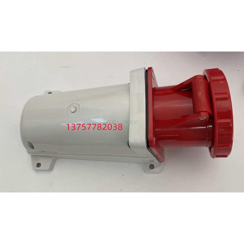 AJCEE防水航空工业插头插座AJ-135 5芯连接器63A 125A明装  暗装