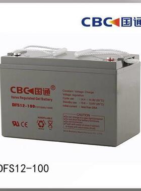 DFS12-100CBC国通胶体蓄电池通讯光伏发电储能用电池12V100AH