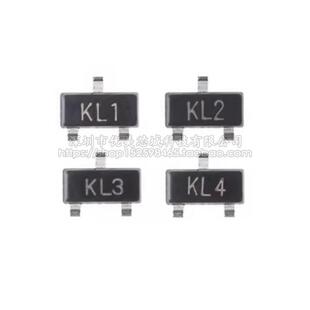 贴片肖特基二极管BAT54A BAT54C BAT54S 丝印KL2 KL3 KL4 SOT-23