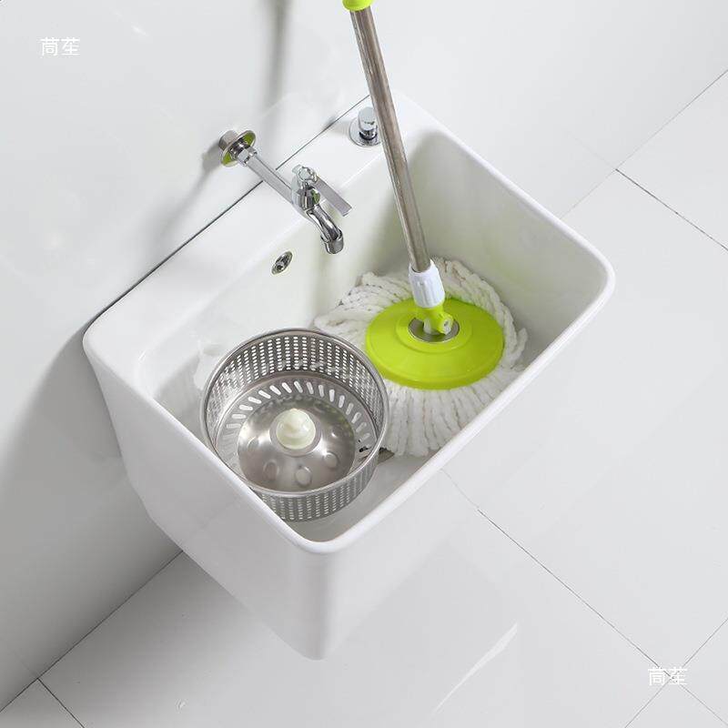 挂墙式墙壁排拖把池驱家用阳台陶瓷卫双生间挂动式大号BEX洗拖布