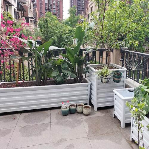 铝JYK合金花箱盆花种户外阳台种庭花槽道路防腐花菜园工院厂防腐