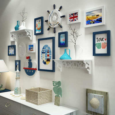 包邮【金零点8063】雅克路易/现代/实木相框墙/创意/相框墙