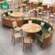商餐用厅餐厅咖啡厅桌椅组合融合西卡座餐FS A4沙发茶餐厅饮茶楼