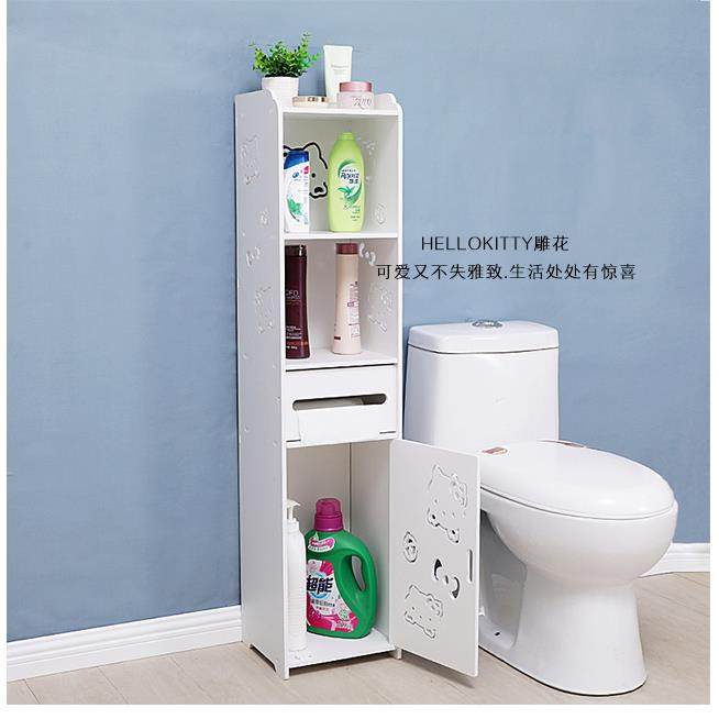 卫生间厕所马桶边柜防水收纳柜落地式浴室夹缝置物架厕所洗手间窄,家庭/个人清洁工具,浴室角架/置物架,淘宝优惠券,粉丝福利购,淘宝优惠卷