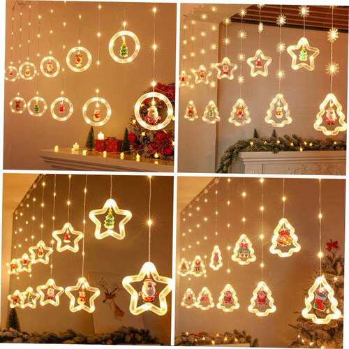 Christmas decorative string, room curtain LED color light
