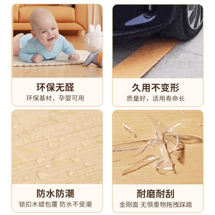 强化复合锁扣木地板家商用12mm防水耐磨环保厂家直销北欧酒店公寓