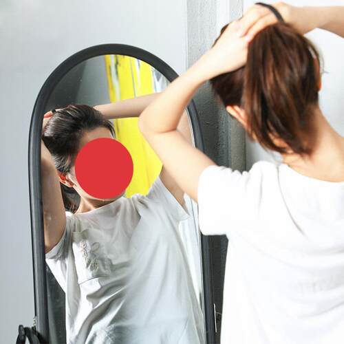 移动穿衣全镜落0668地试衣镜装服店现代立体大镜卧镜室化妆支架身