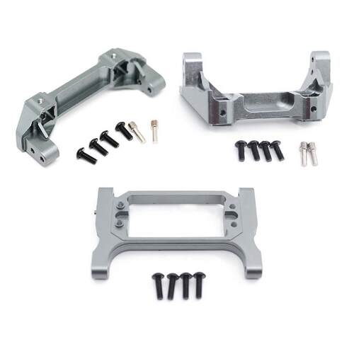 traxxas TRX-4 铝合金前后防撞底座 保险杠横梁 TRX4金属3件套