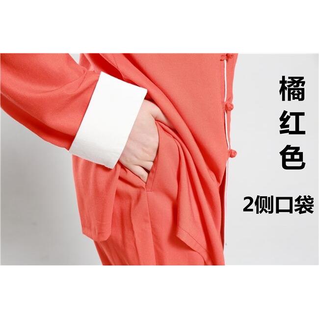 正品家沟国陈英太极服饰 垂感笼练功裤 练服装 男晨女春秋冬 棉麻图片