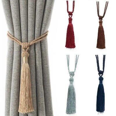 1pcs Durable Modern Large Tie Backs Tassel Curtain Rope