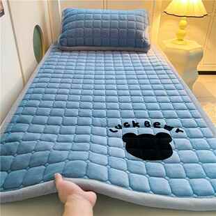 牛奶绒床垫学生宿舍床上用品三件套床褥单人床家用榻榻米床护垫