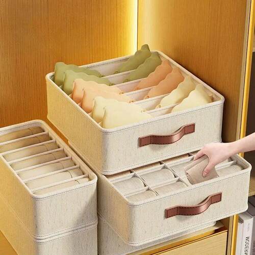 Underwear Storage Box Foldable Underwear Sock Organiser Mult