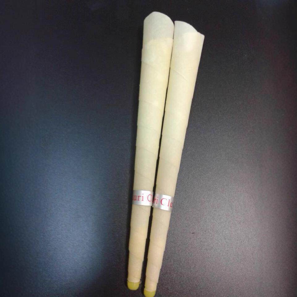 新款喇叭形蜂蜡原味耳烛 大喇叭硬标原味耳烛