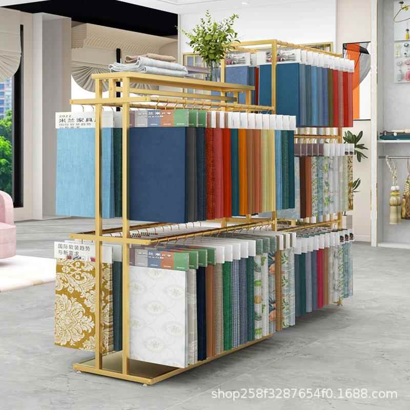 挂布料面料样吊525卡展布示架纺织品布板货架服装艺可陈列架拆品