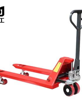 直销1/2/3t手动液压搬运车物流运输装卸搬运车SY型地牛