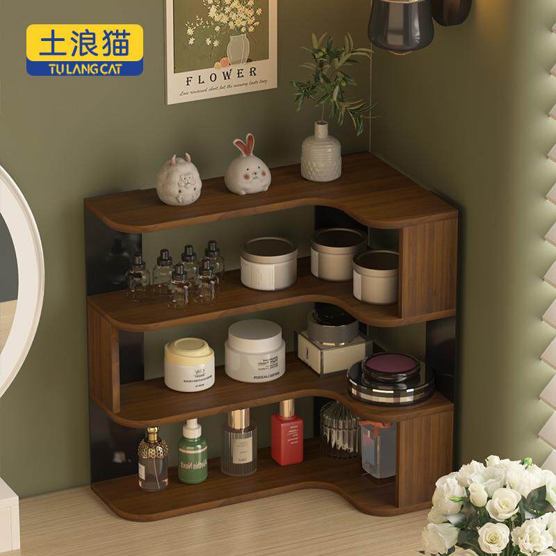 帝义桌面转角架杯架子置物架水杯收纳层架办公杯子茶杯咖啡杯盖布