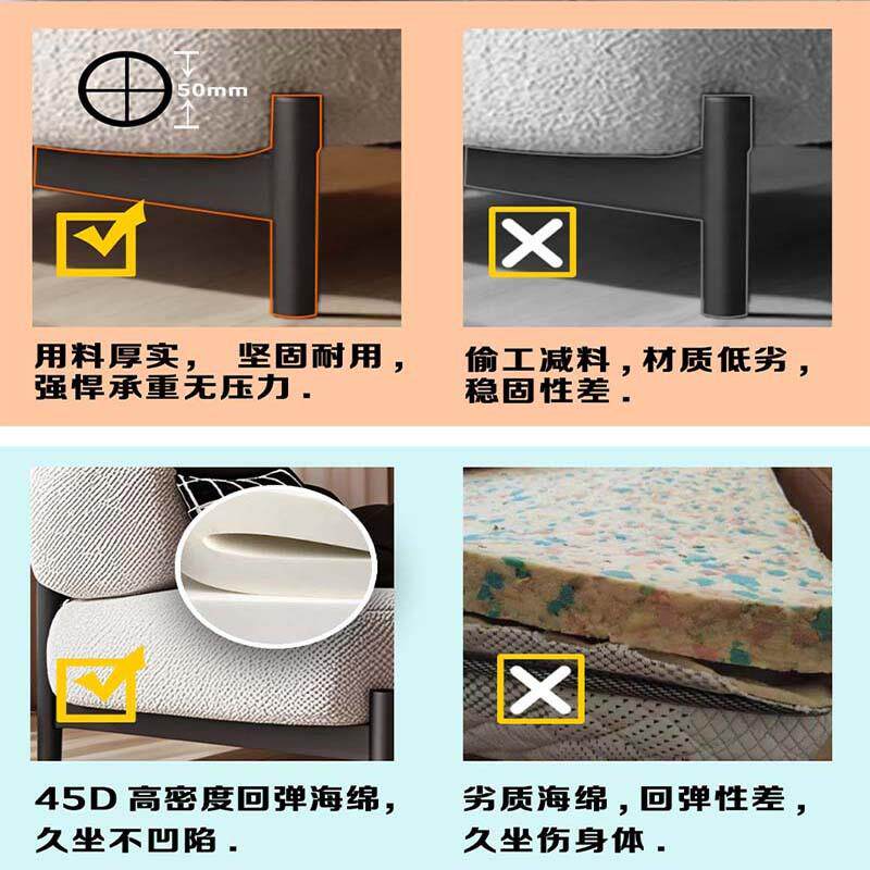 侘寂风休闲椅设计师卧约室红客厅简轻奢网人阳台羊羔贝尼绒单沙发