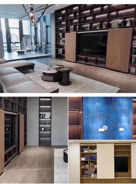 电动ZDV士平移门轨道轨五金衣巴柜铰链手动电柜视书柜滑轨推变拉