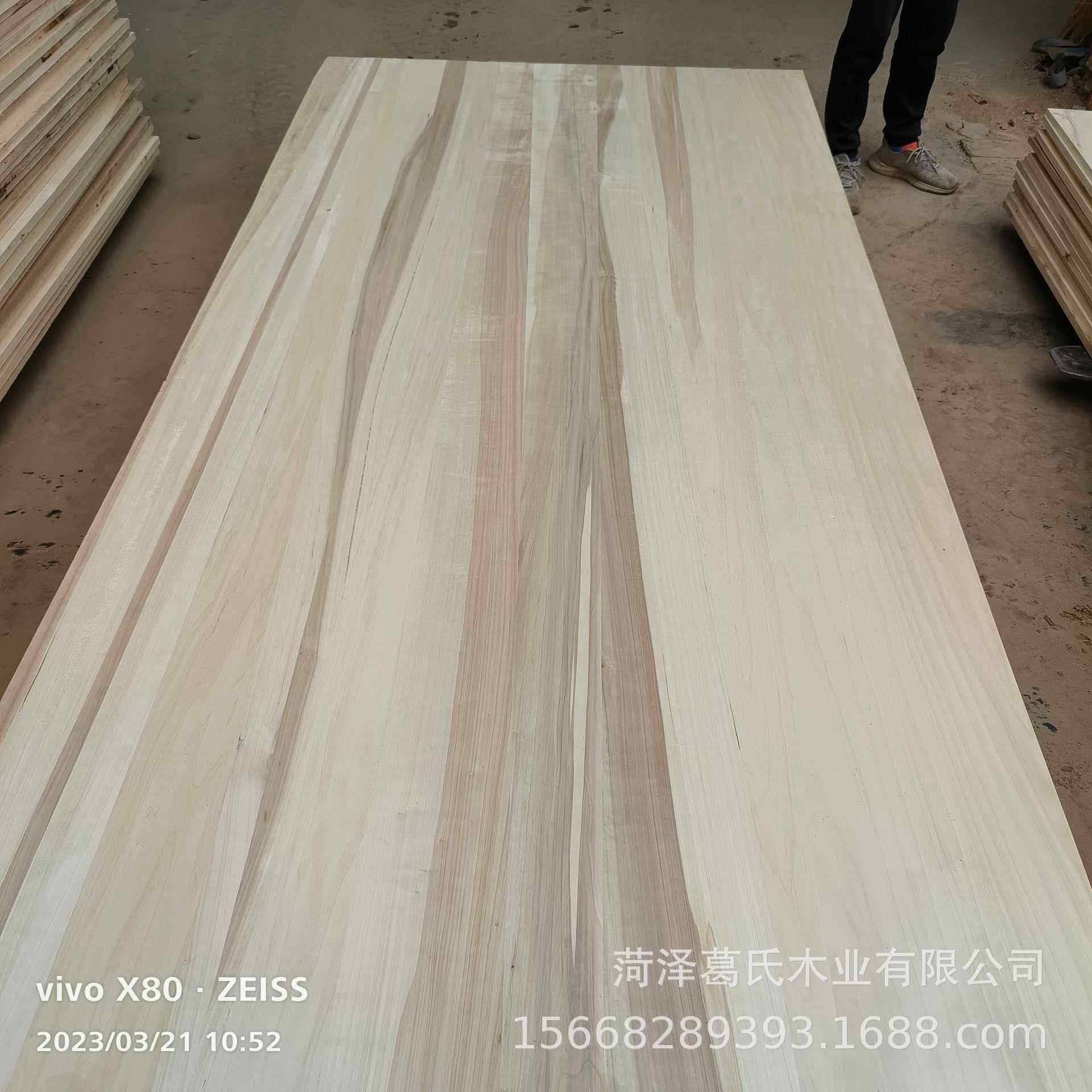 厂家木直拼杨木拼杨板定可炭板化杨木板家具衣UZA柜大板可制