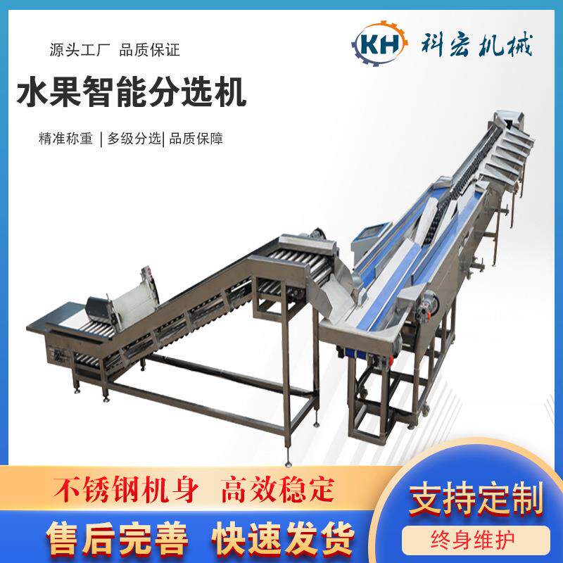 机械水果智能分机橘子橙子智能分拣洋葱土豆重量分选