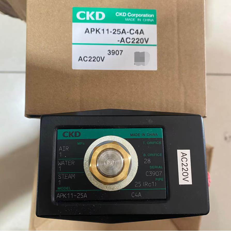 现货CKD电磁阀APK11-20A-C4A-AC220V APK11-25A-C4A-AC220V-15A