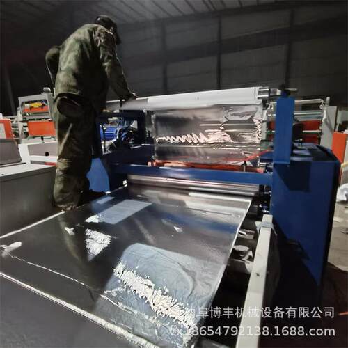 泡沫板铝箔复合机毛毡布保温棉玻纤布平贴机XPS挤塑板覆膜机器