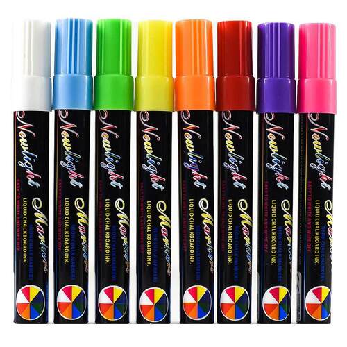 Pens Chalk-Pen School-Marker Painting-Supplies Light-Blackbo