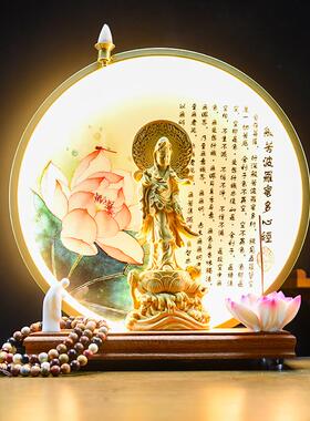 新款西方三圣禅意摆件黄杨木家用观佛菩阿弥陀佛大音势萨至菩萨木