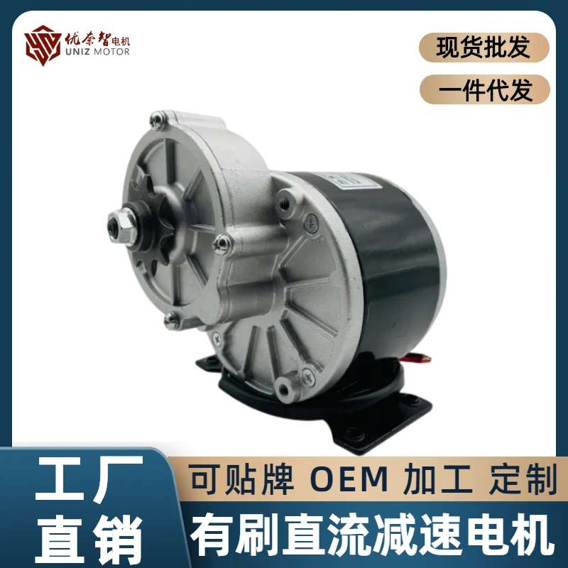 改装电机配件有刷大功率低速电机马达12V24V250W350W12VMY1016Z