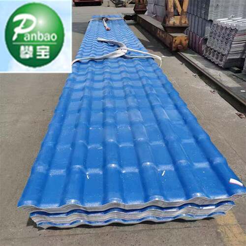 FRP玻璃钢纤维瓦840型塑料瓦屋顶墙面瓦养殖厂房化工聚酯防腐瓦