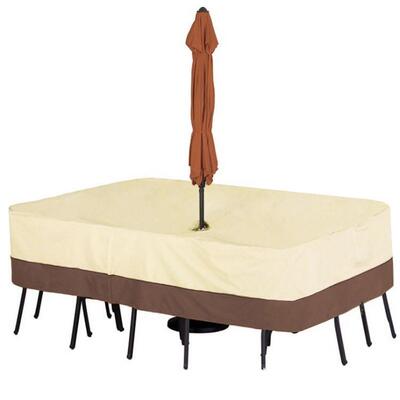 厂家花园家具罩防水户外家具防尘罩带伞孔Ebay