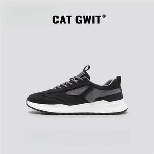 CAT GWIT阿甘鞋男鞋2026春季新款鞋子厚底运动休闲鞋复古透气网面