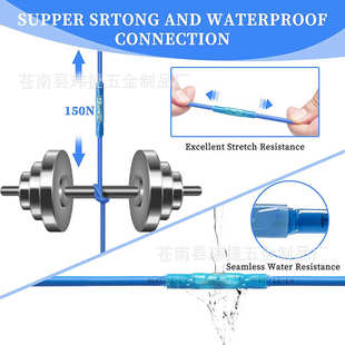 热缩防水接线端子组合 250PCS热缩端子插簧插片组合套装