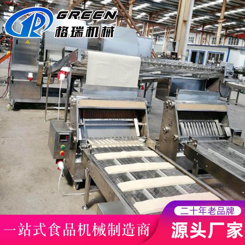 全自动煎饼机 商用春卷皮机 新型烤鸭饼机 小型水烙馍机器 卷饼机