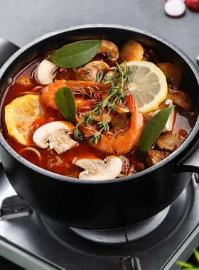 LXBF/龙兴宝富 炭鲜锅远红外汤煲锅 非陶瓷砂锅沙锅可明火炖锅具