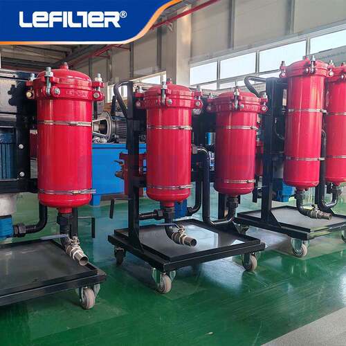 100L/min移动除杂滤油机碳钢壳体冶金设备润滑油除杂滤油机