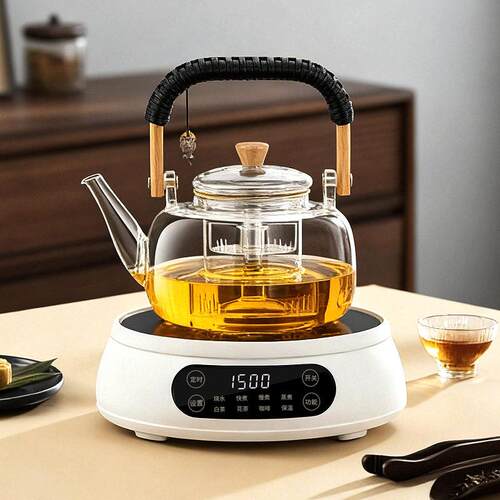 家用电陶炉1500W围炉煮茶器家用小型烧水自动保温电磁炉迷你茶炉
