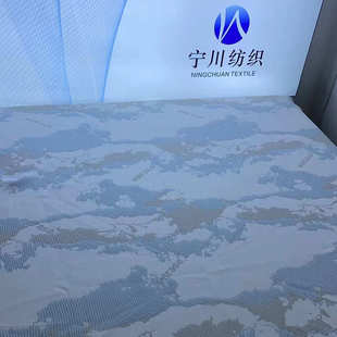 厂家工厂定制料床品针织提花家纺枕套沙发坐垫夹棉床垫布夹丝空