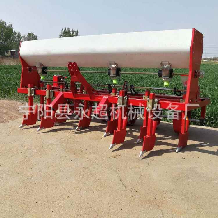 10行谷子播种机高粱点播机可加打梗器定做多行播种机萝卜籽种植机