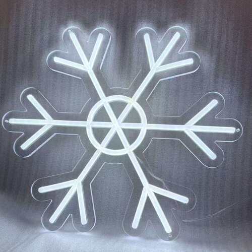 LED雪花露营地挂件创意春节装饰氛围灯户外过新年圣诞装饰霓虹灯