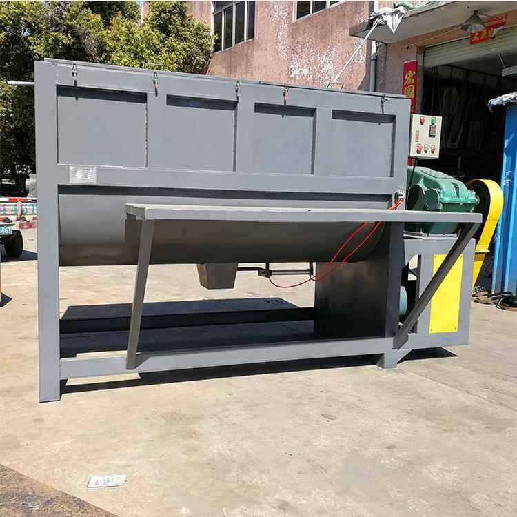 惠州厂家生产有机肥卧式搅拌机 桶体内部304全不锈钢拌料机,清洗/食品/商业设备,食品搅拌机,淘宝优惠券,粉丝福利购,淘宝优惠卷