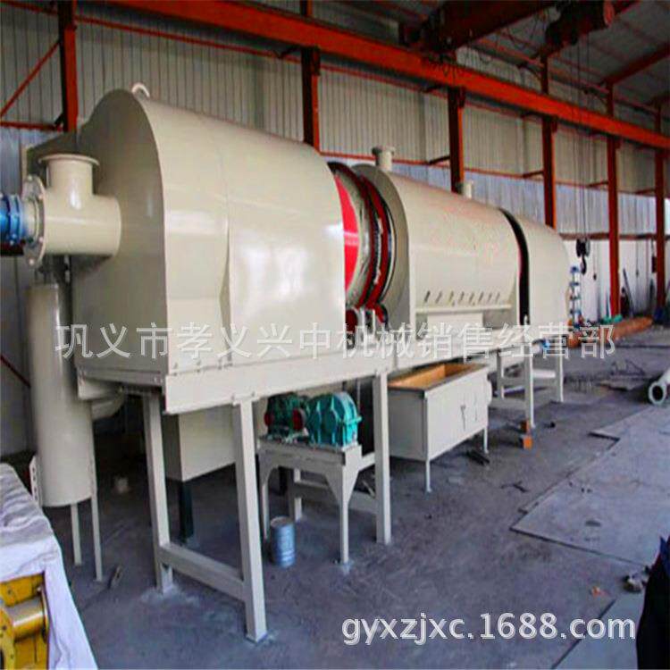 连续式椰壳炭化设备炭粉加工机果壳木屑麻杆炭化机运行稳定