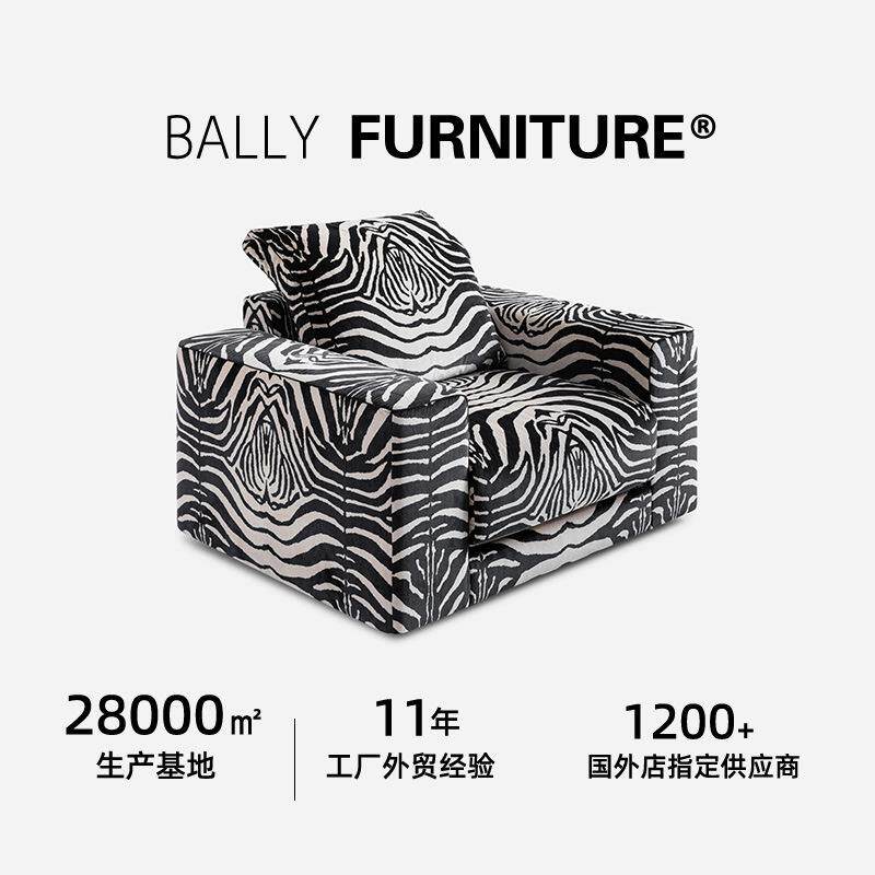 出口中东系列风格沙发椅豪宅别墅单人沙发轻奢家具工厂直销