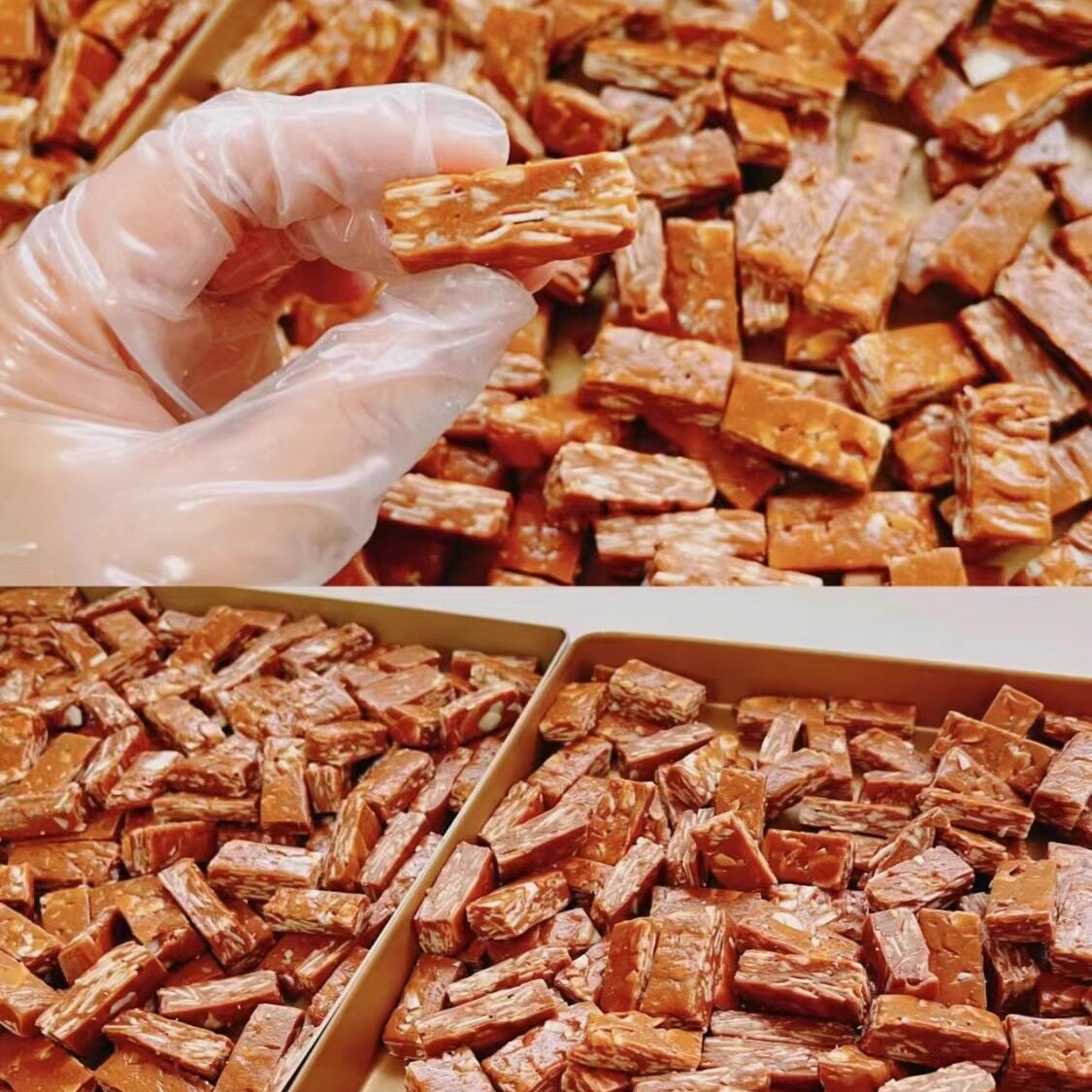 晨妈手作巴旦木咖啡海盐杏仁太妃糖低甜伴手礼物袋装网红零食酥脆