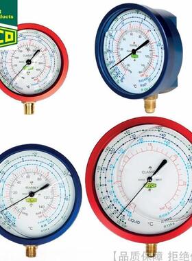 REFCO/威科压力表M2-250/500/255/555-M/DS-R22-R134a/R407C