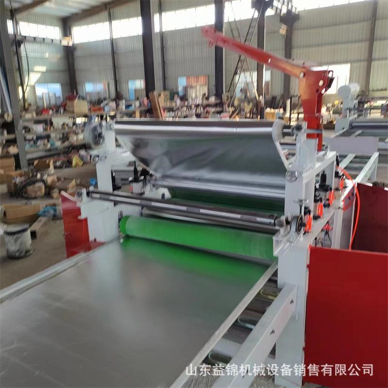 挤塑板泡沫保温材料复合机铝皮金属板PVC贴合机膜上涂胶省成本