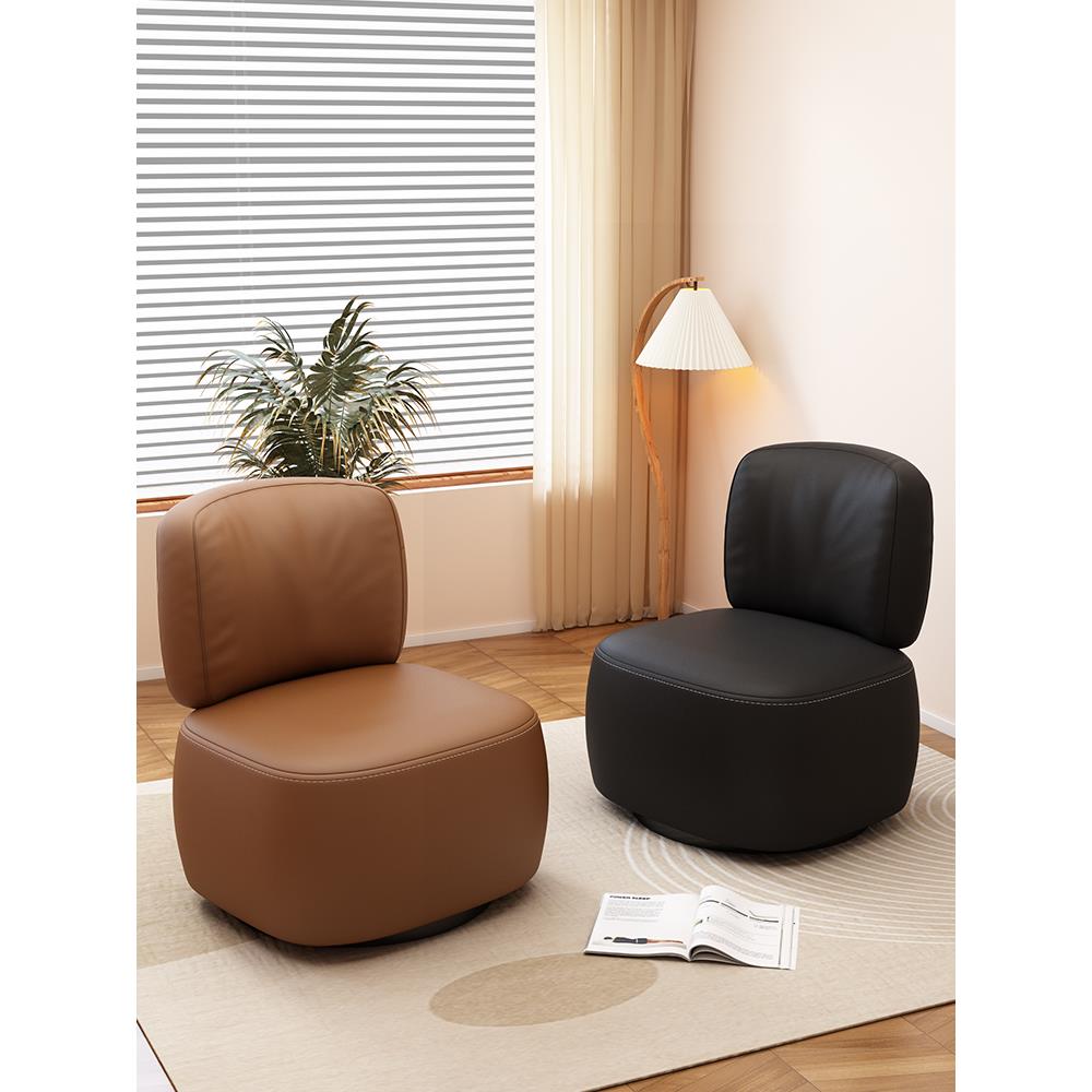 新款单人沙发椅客厅阳台高级感家用靠背懒人休闲椅卧室化妆椅化妆